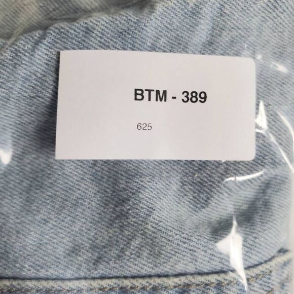 LOFT Women’s Light Wash Jean Shorts Size 12 High Rise Frayed Hem Casual Summer - Picture 6 of 6